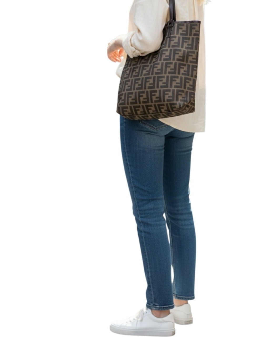 Fendi Brown and Black Zucca Tote - Picture 16 of 16